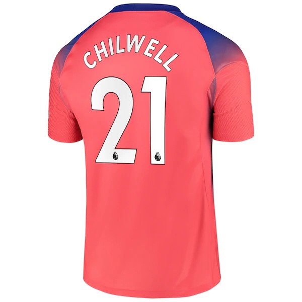 Camiseta Chelsea NO.21 Chilwell Replica Tercera Ropa 2020/21 Naranja